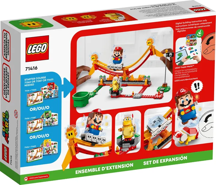 LEGO Super Mario 71416 Lavawelle-Fahrgeschäft – Erweiterungsset Bild 6