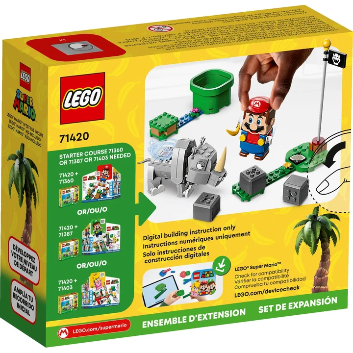 LEGO Super Mario 71420 Rambi das Rhino – Erweiterungsset Bild 3
