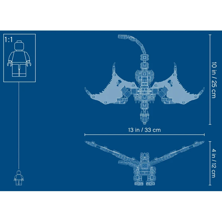 LEGO Ninjago 71718 Wus gefährlicher Drache Bild 10