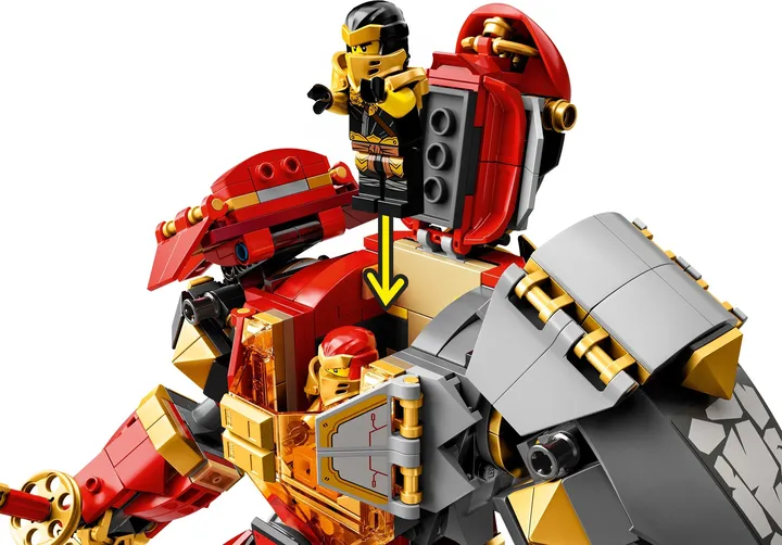 LEGO Ninjago 71720 Feuer-Stein-Mech Bild 6
