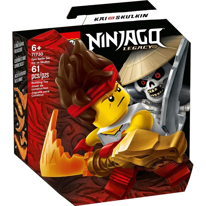 LEGO Ninjago 71730 Battle Set: Kai vs. Skulkin Bild 2