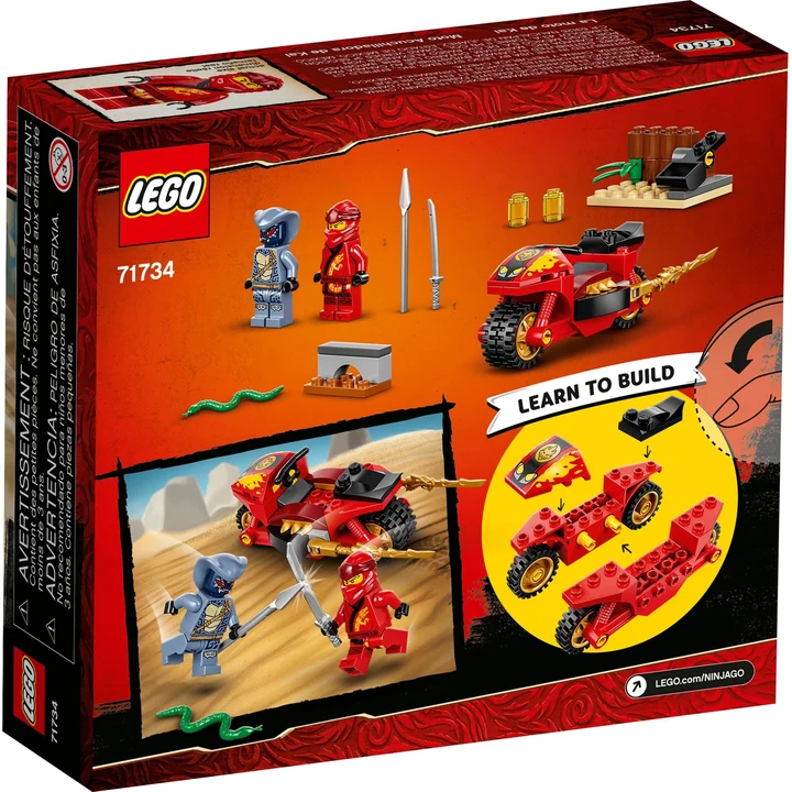 LEGO Ninjago 71734 Kais Feuer-Bike Bild 9