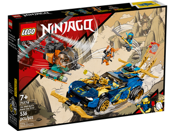 Lego Jays und Nyas Rennwagen EVO