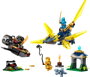 LEGO ninjago 71798 Duell zwischen Nya und Arins Babydrachen
