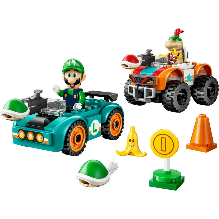 LEGO Super Mario 72056 Mario Kart - Luigis & Bowser Jr. s Rennen Bild 4