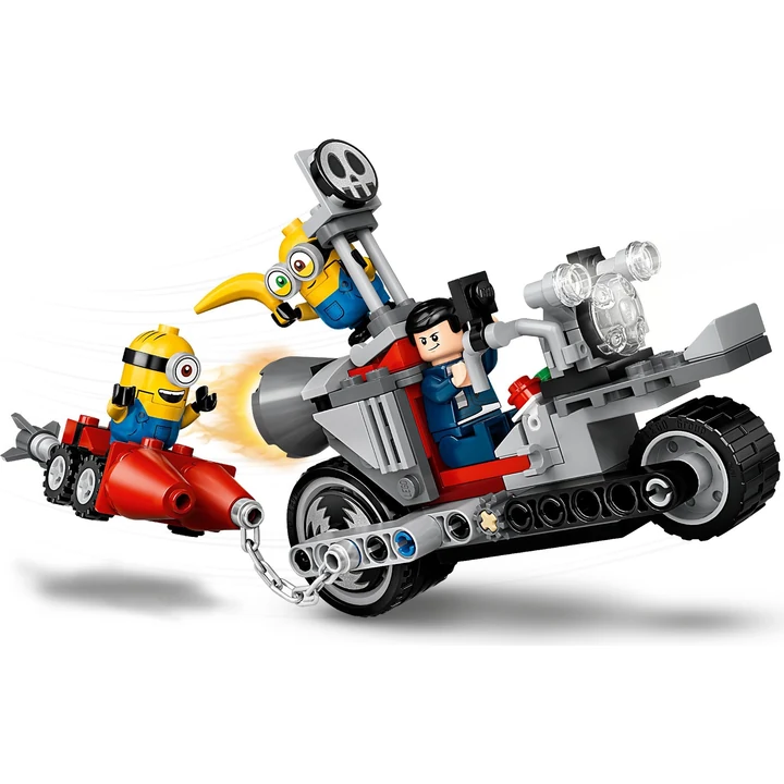 LEGO Minions: The Rise Of Gru 75549 Unaufhaltsame Motorrad-Jagd Bild 4