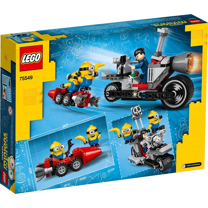 LEGO Minions: The Rise Of Gru 75549 Unaufhaltsame Motorrad-Jagd Bild 9