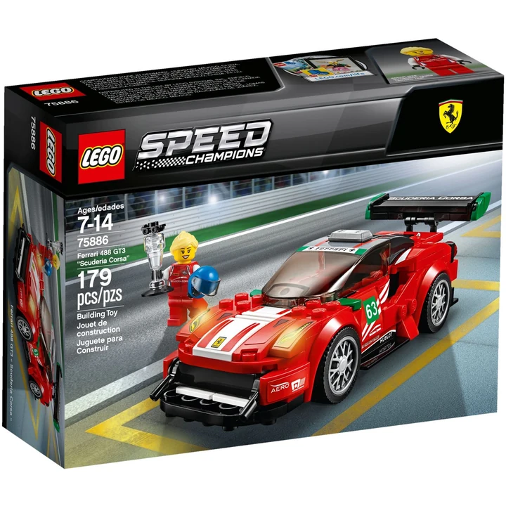 LEGO Speed Champions 75886 Ferrari 488 GT3 Scuderia Corsa Bild 2
