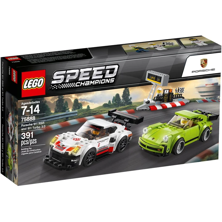 LEGO Speed Champions 75888 Porsche 911 RSR &amp; Porsche 911 Turbo Bild 2