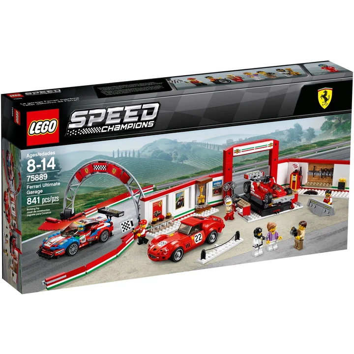 LEGO Speed Champions 75889 Ferrari Garage Ferrari 250 GTO &amp; Ferrari 488 GT Bild 2