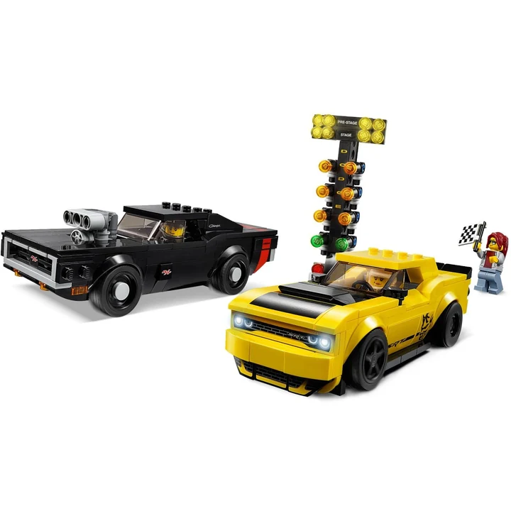 LEGO Speed Champions 75893 2018 Dodge Challenger SRT Demon und 1970 Dodge Charger R/T Bild 3