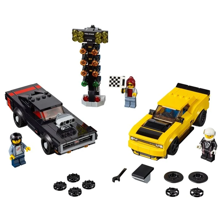 lego speed champions 75893 2018 Dodge Challenger SRT Demon und 1970 Dodge Charger R/T
