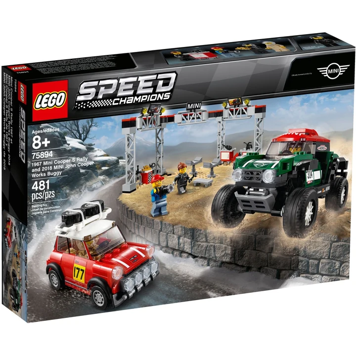 LEGO Speed Champions 75894 Rallyeauto 1967 Mini Cooper S und Buggy 2018 Mini John Cooper Works Bild 2