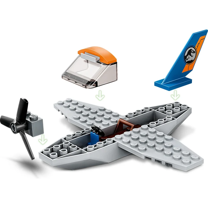 LEGO Jurassic World 75942 Velociraptor: Rettungsmission mit dem Doppeldecker Bild 6