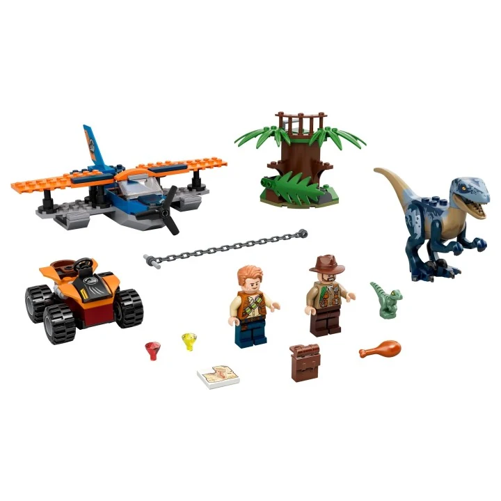 lego jurassic world 75942 Velociraptor: Rettungsmission mit dem Doppeldecker