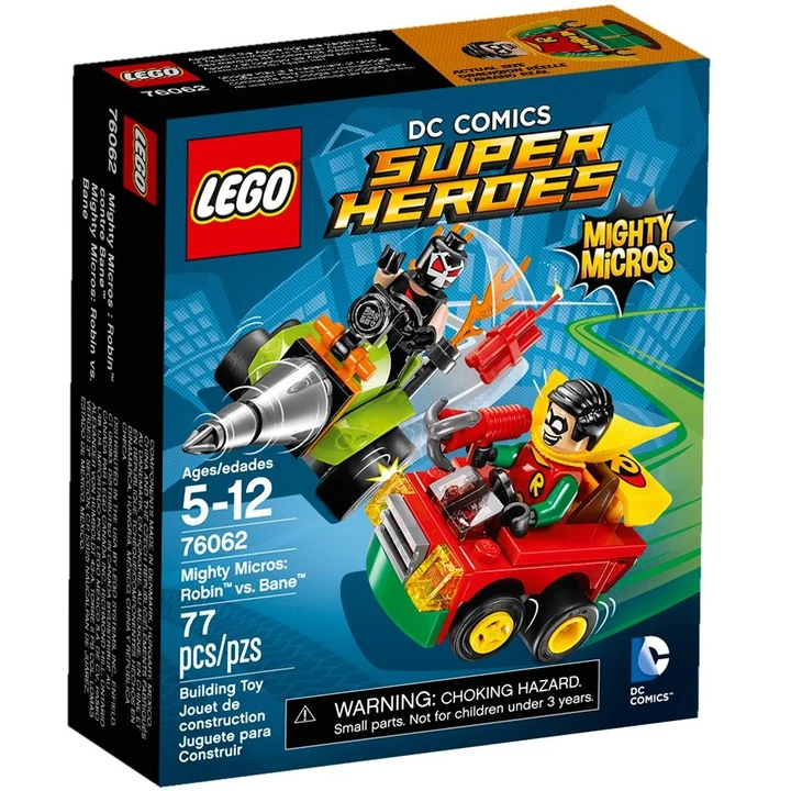 LEGO Super Heroes  76062 Mighty Micros: Robin™ vs. Bane™ Bild 2
