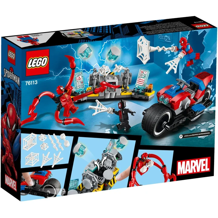 LEGO Super Heroes  76113 Spider-Man Motorradrettung Bild 5