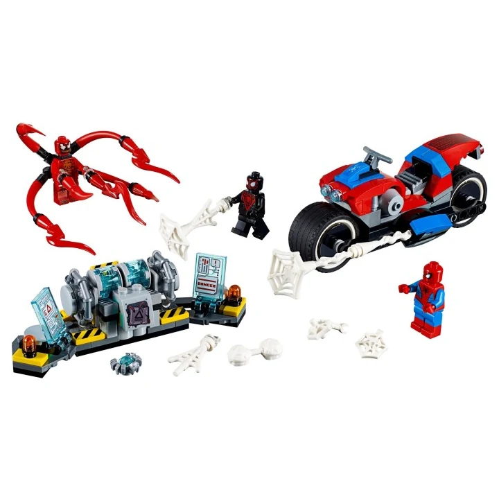 lego super heroes  76113 Spider-Man Motorradrettung