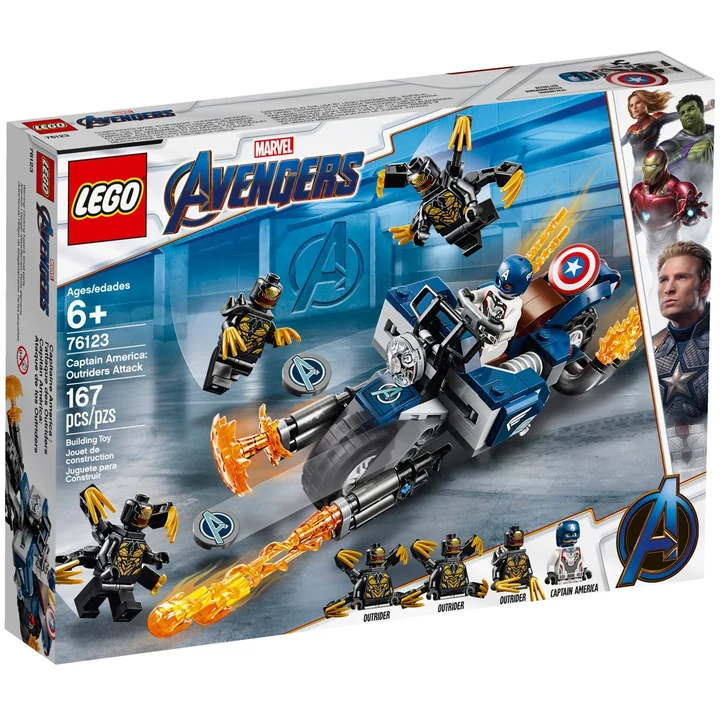 LEGO Super Heroes  76123 Captain America: Outrider-Attacke Bild 2