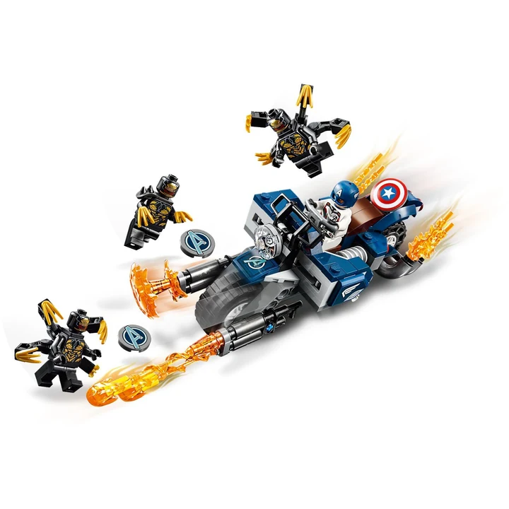 LEGO Super Heroes  76123 Captain America: Outrider-Attacke Bild 3