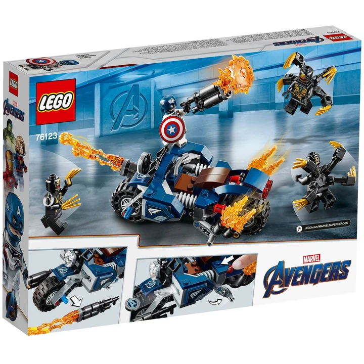 LEGO Super Heroes  76123 Captain America: Outrider-Attacke Bild 5
