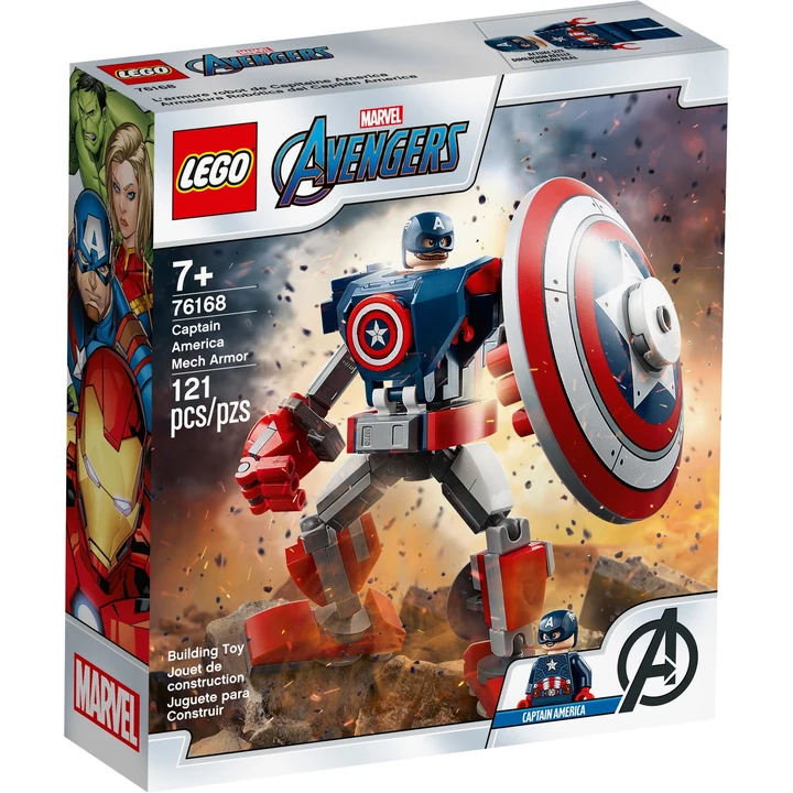 LEGO Super Heroes  76168 Captain America Mech Bild 2
