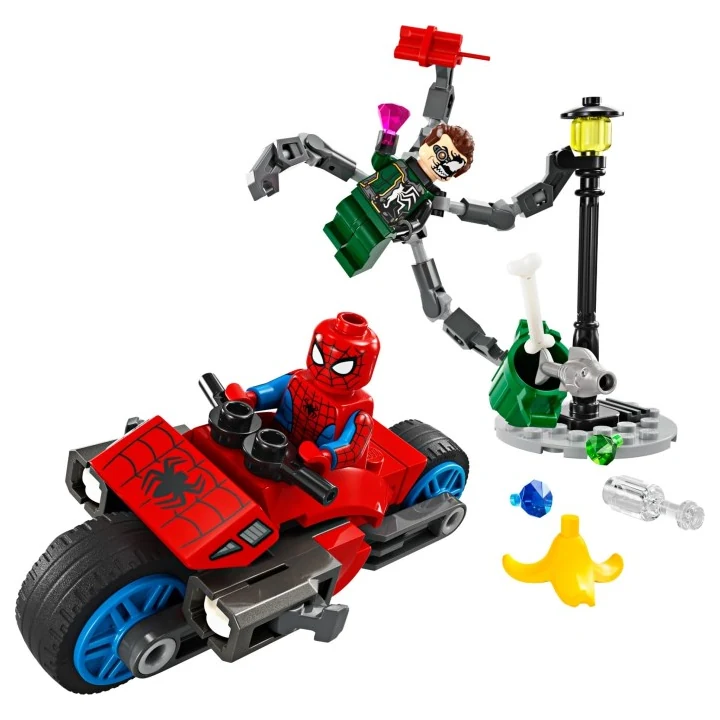 lego super heroes  76275 Motorrad-Verfolgungsjagd: Spider-Man vs. Doc Ock