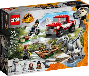 Lego Blue & Beta in der Velociraptor-Falle