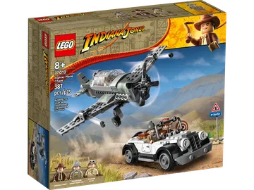 Lego Flucht vor dem Jagdflugzeug