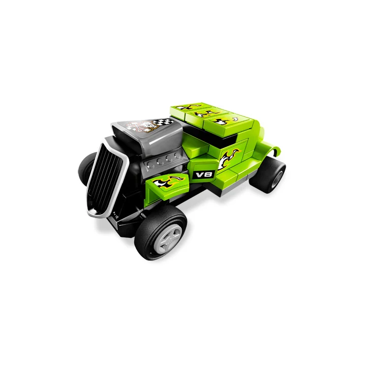 LEGO Racers 8302 Grüner Hot Rod Bild 2