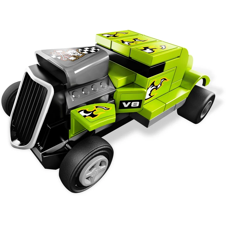 LEGO Racers 8302 Grüner Hot Rod Bild 6