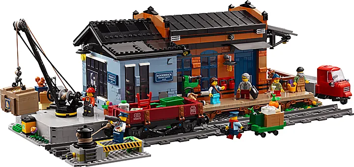 LEGO Sonstiges 910072 Holzstein-Güterbahnhof Bild 2