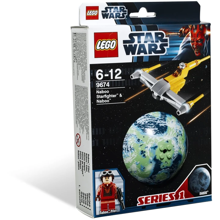 LEGO Star Wars  9674 Naboo Starfighter und Naboo Bild 2