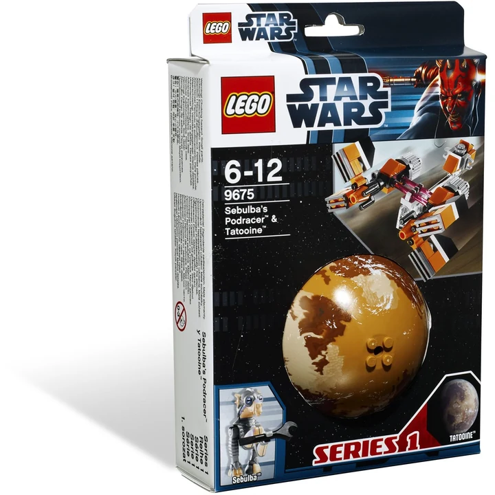 LEGO Star Wars  9675 Sebulba's Podracer und Tatooine Bild 2